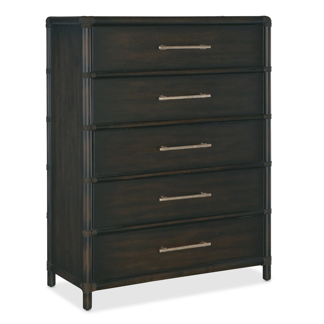 Retreat 5 - Drawer Dresser, by Hooker Furniture, 44" width x 56.25" height x 19" depth View 1