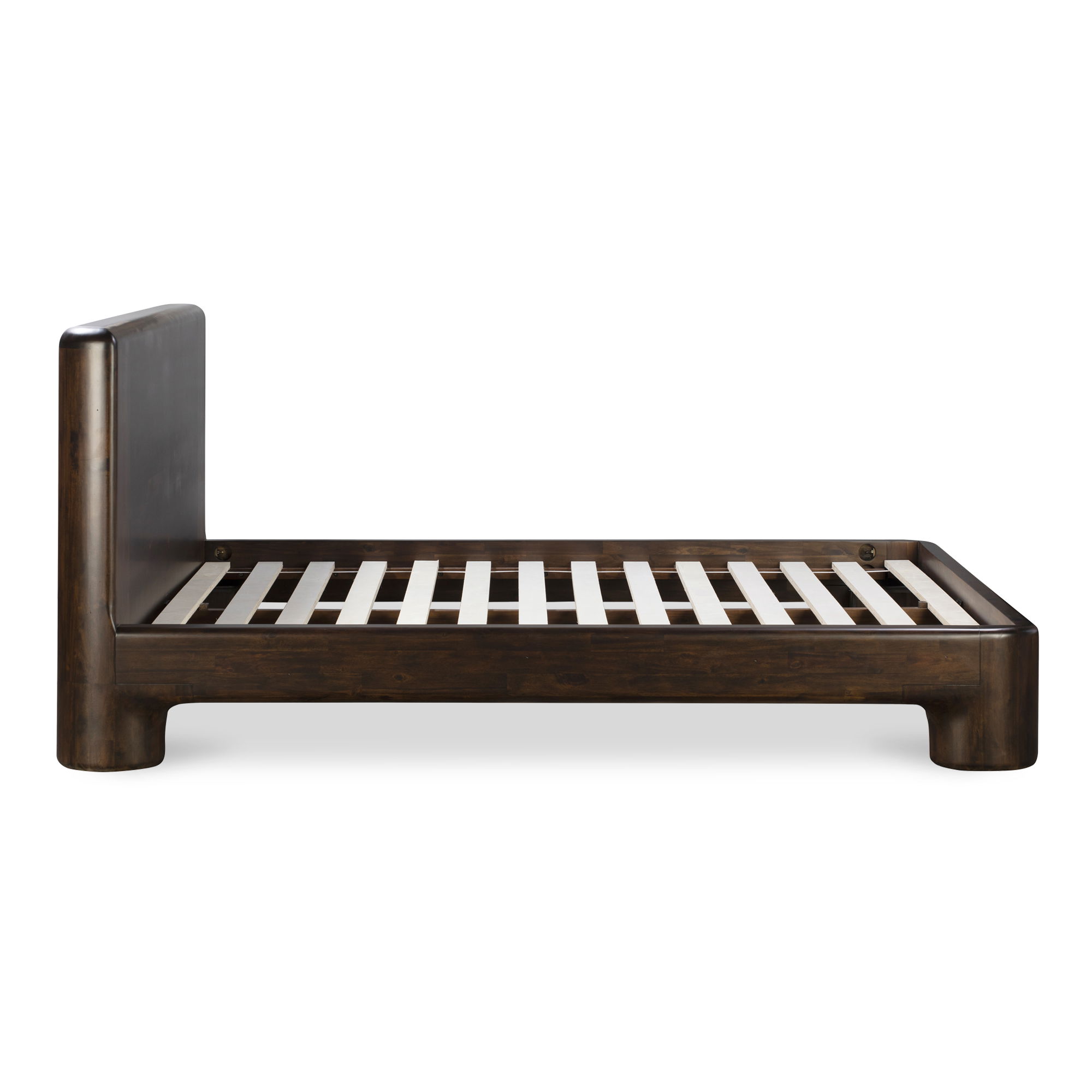 Rowan Bed Queen Dark Brown, by Moe's Home, 66" width x 40" height x 89" depth View 5