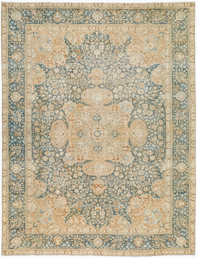Antique One of a Kind Handmade Rug, by Surya, 12' length x 9'1" width
