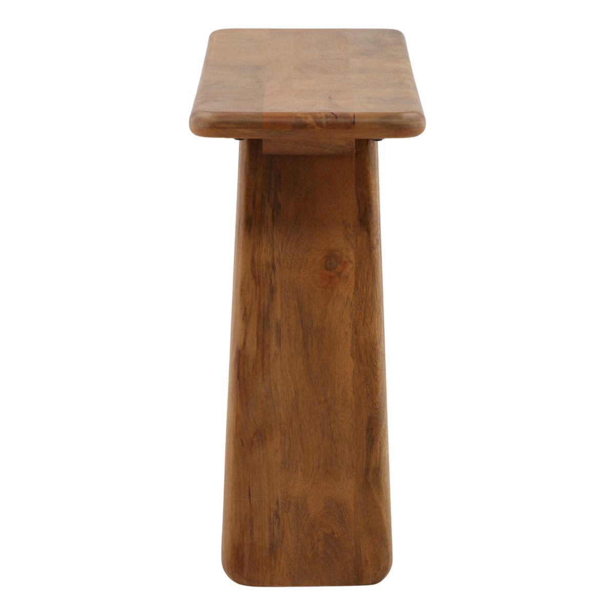 Winsor Console Brown, Console Table by Dovetail, 59" width x 32" height x 59" diameter x 15" depth View 3
