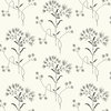Wildflower Black & White Wallpaper, by York Wall, 33' length x 1'8.5" width x 0.02" depth thumbnail 1