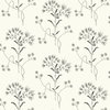 Wildflower Black & White Wallpaper, by York Wall, 33' length x 1'8.5" width x 0.02" depth thumbnail