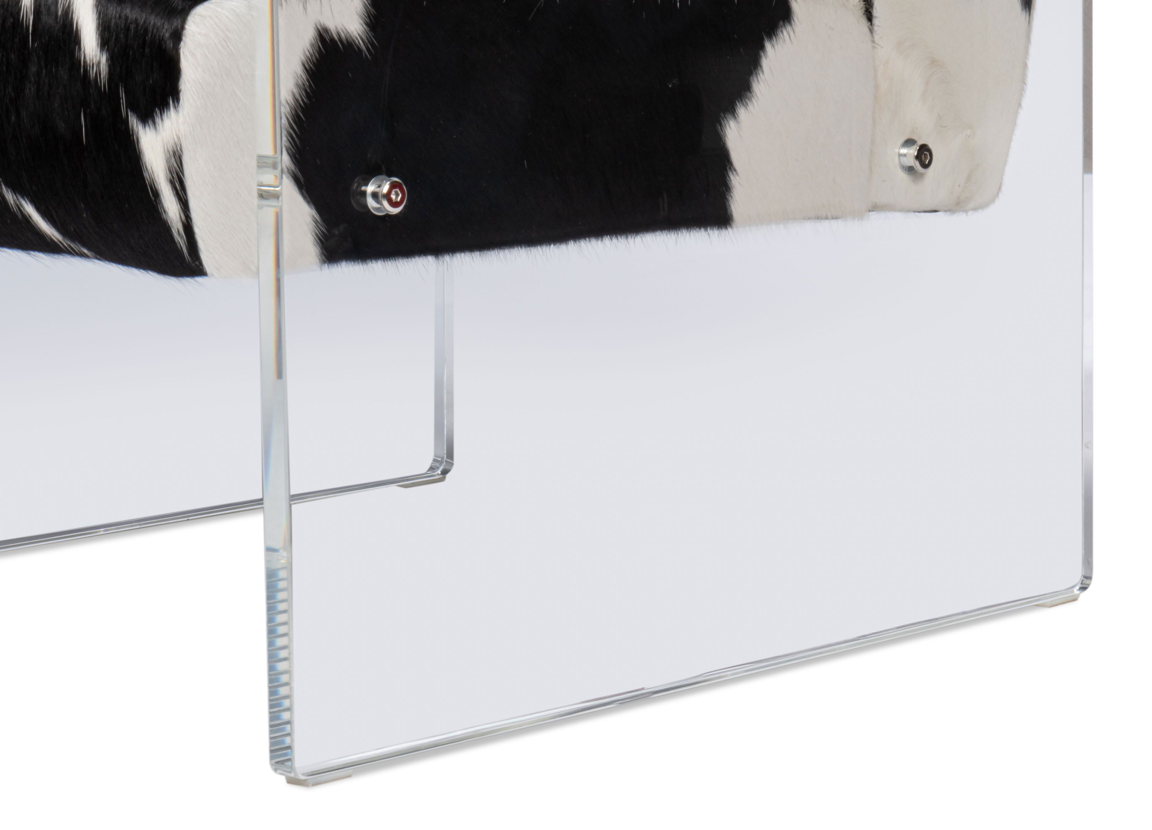 Holloway Armchair, Black & White, Seating by Sarreid, 24" length x 32" width x 31" height View 7