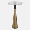 Holton Tapered Brass Accent Table thumbnail 0