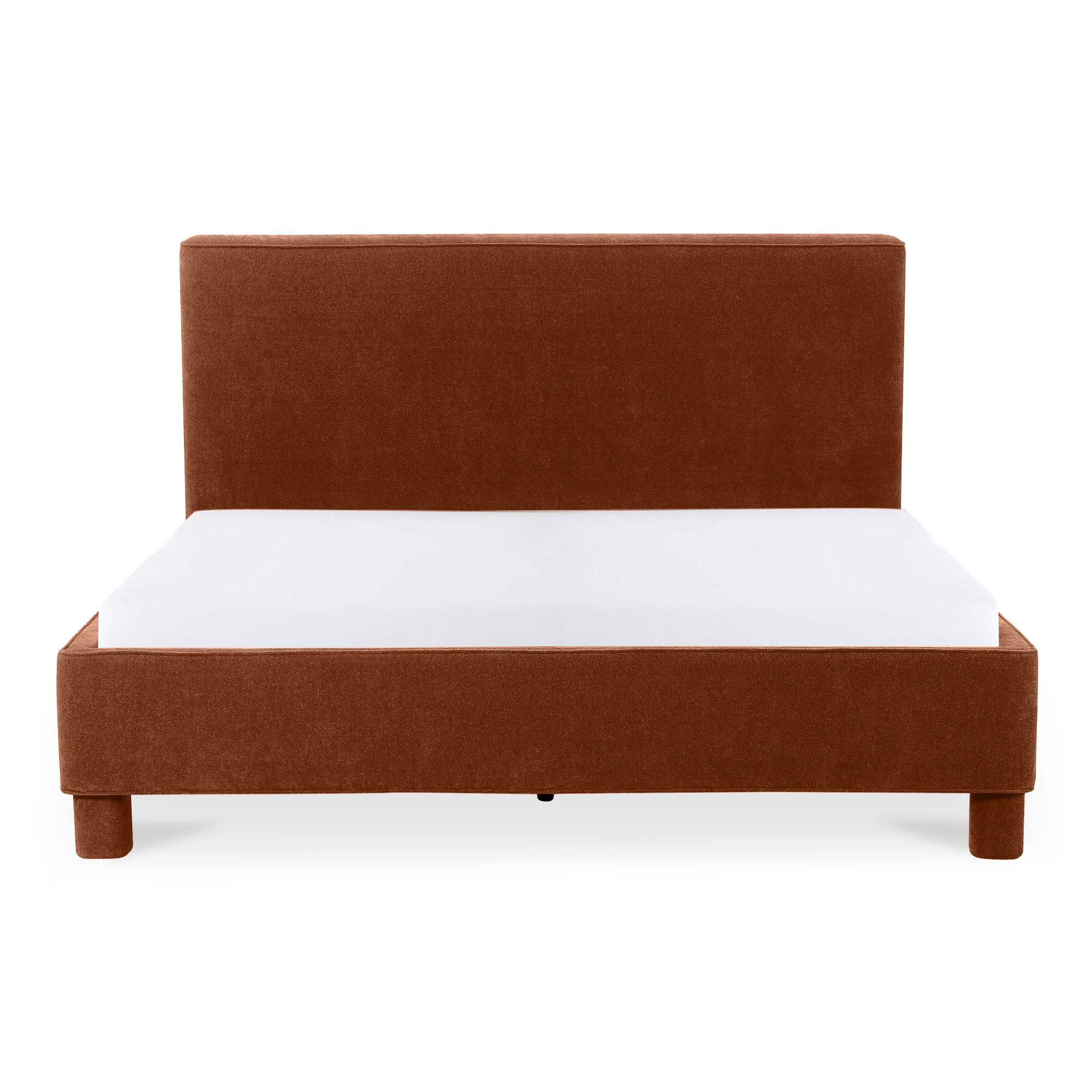 Ichigo Queen Bed Deep Orange large image 