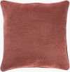Quilted Cotton Velvet Accent Pillow, Decorative Pillow by Surya, 20" length x 20" width thumbnail