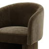Ynes Dining Chair Olive, by Dovetail, 25.4" width x 30" height x 24.6" depth thumbnail 6