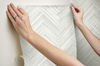 Hermosa Herringbone Beige Peel & Stick Wallpaper thumbnail 8