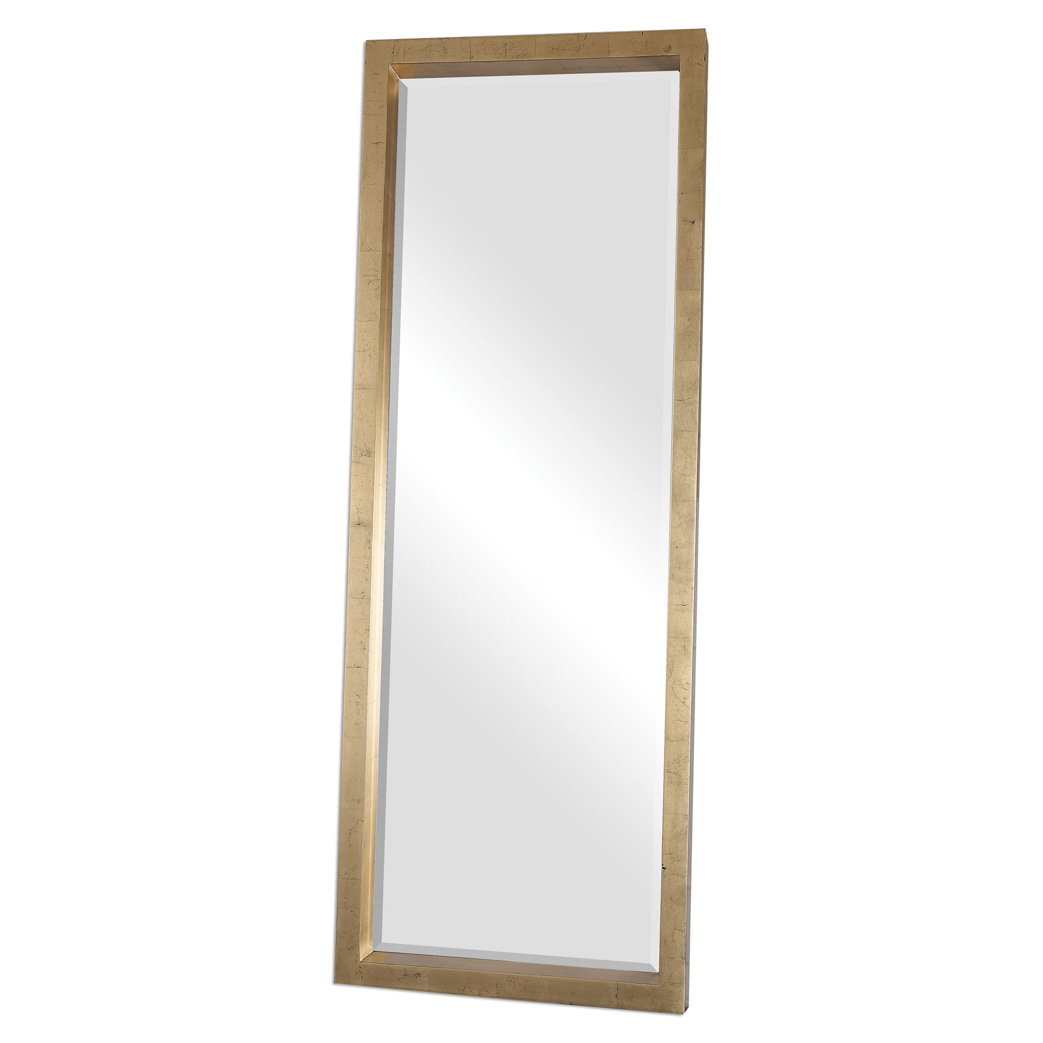 Edmonton Gold Leaner Mirror large image 