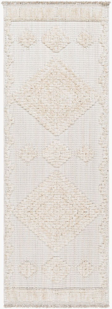 Zaragoza Machine Woven Rug, by Surya, 7'2.61" length x 2'7.5" width