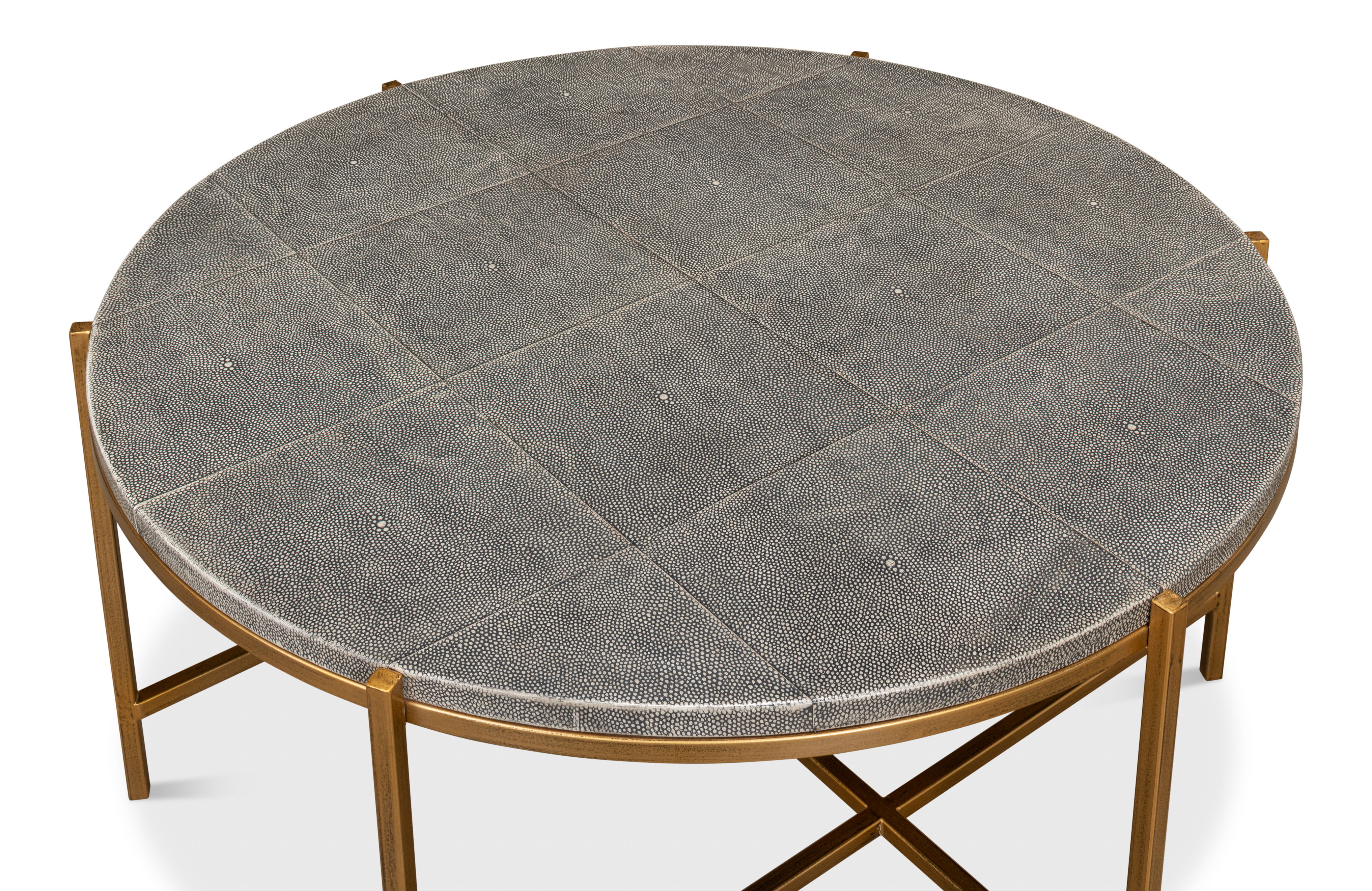 Grey Shagreen Coffee Table large image 