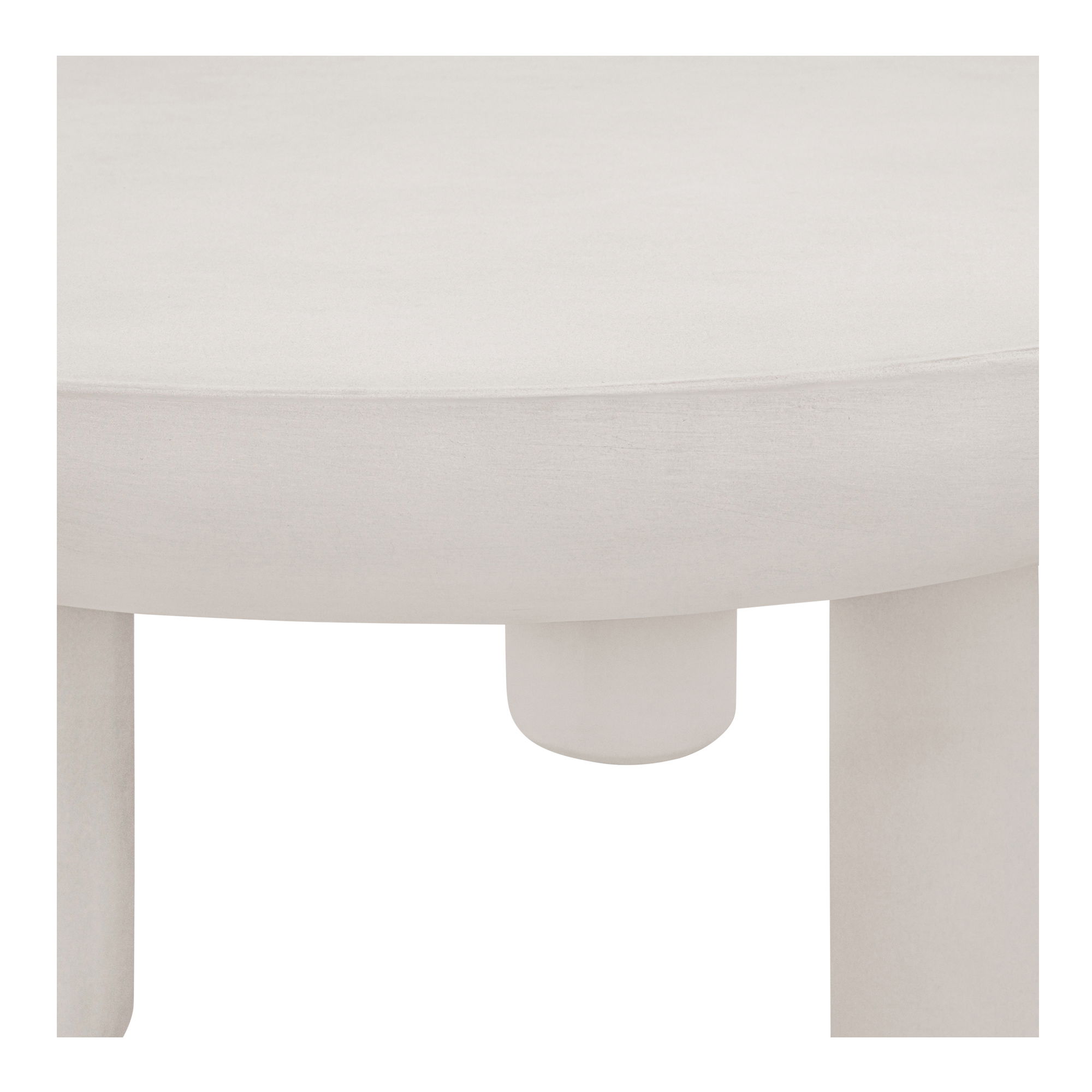 Rocca Coffee Table Cream, by Moe's Home, 35.43" width x 14.96" height x 35.43" depth View 4