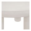 Rocca Coffee Table Cream, by Moe's Home, 35.43" width x 14.96" height x 35.43" depth thumbnail 4
