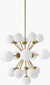Liora Chandelier, by Surya, 30" length x 30" width x 30" height thumbnail