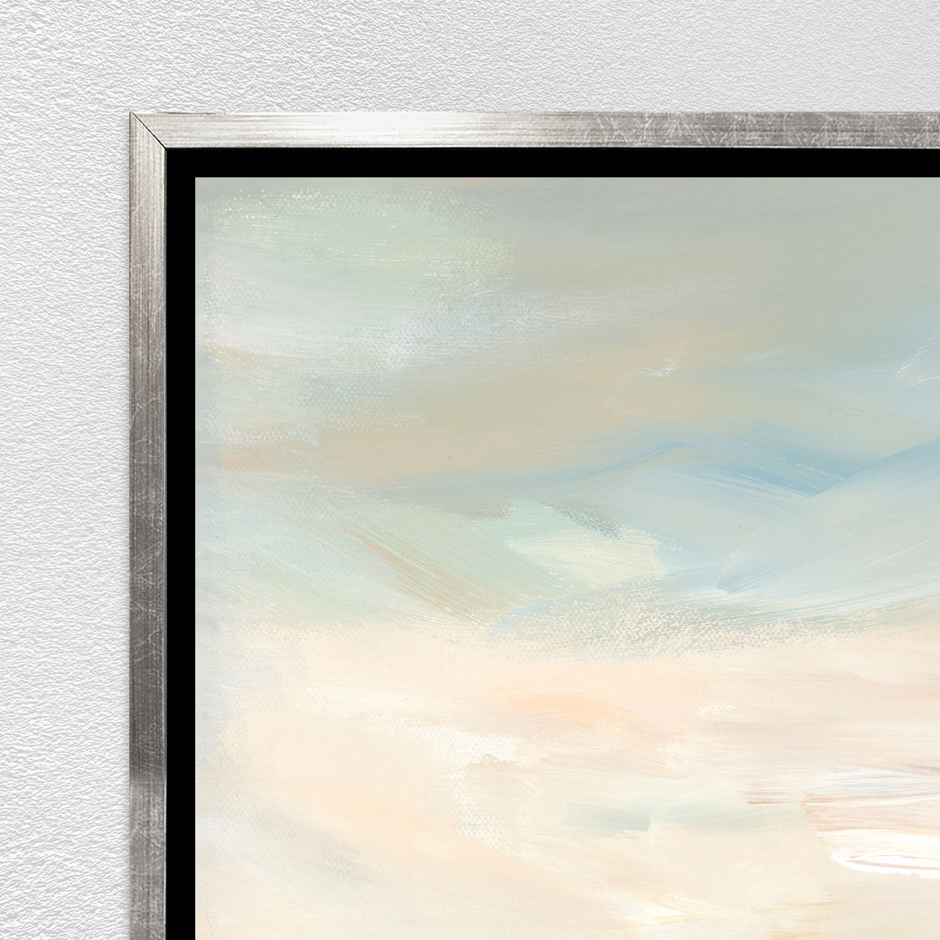 25.5 x 25.5 Pastel Seascape, Art by Leftbank Art, 25.5" width x 25.5" height View 3