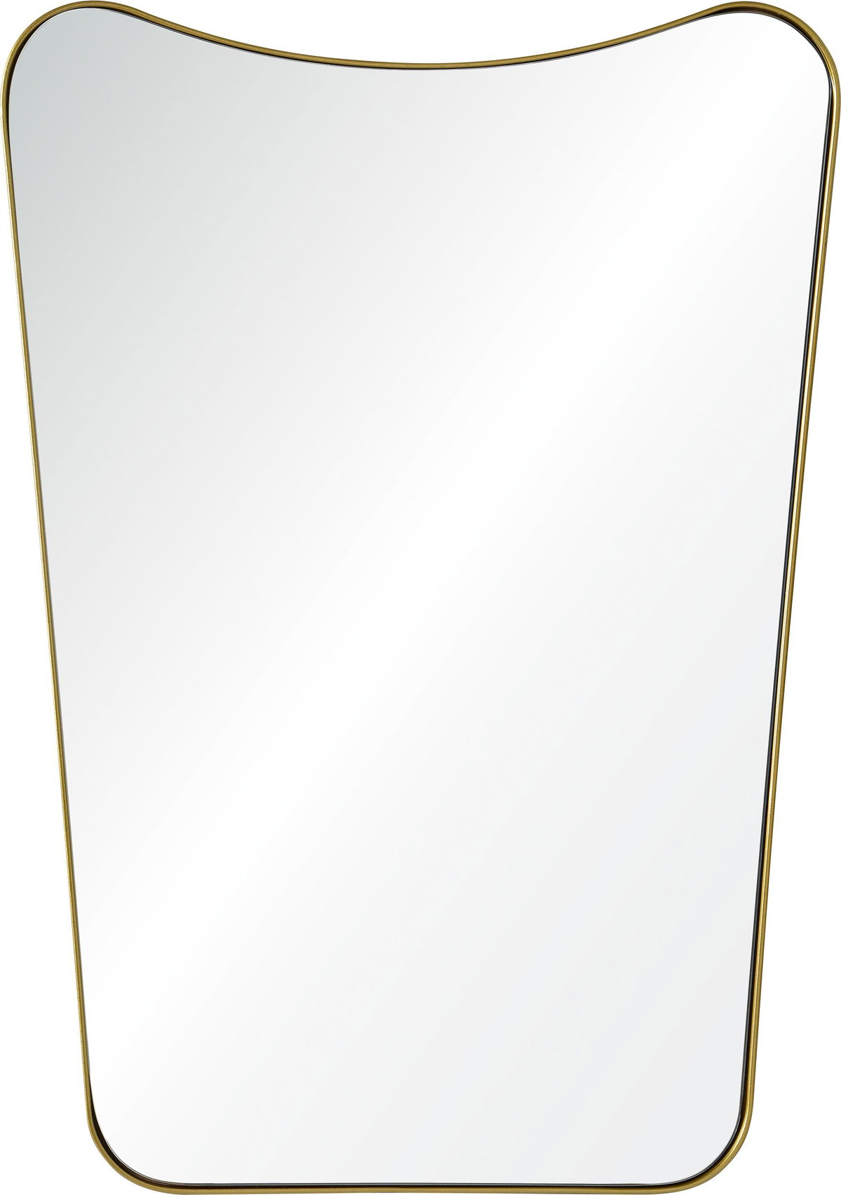 Tufa Wall Mirror, by Renwil, 28" height x 1" depth View 1