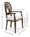 Goccia Arm Chair  Driftwood  Oatmeal thumbnail 3