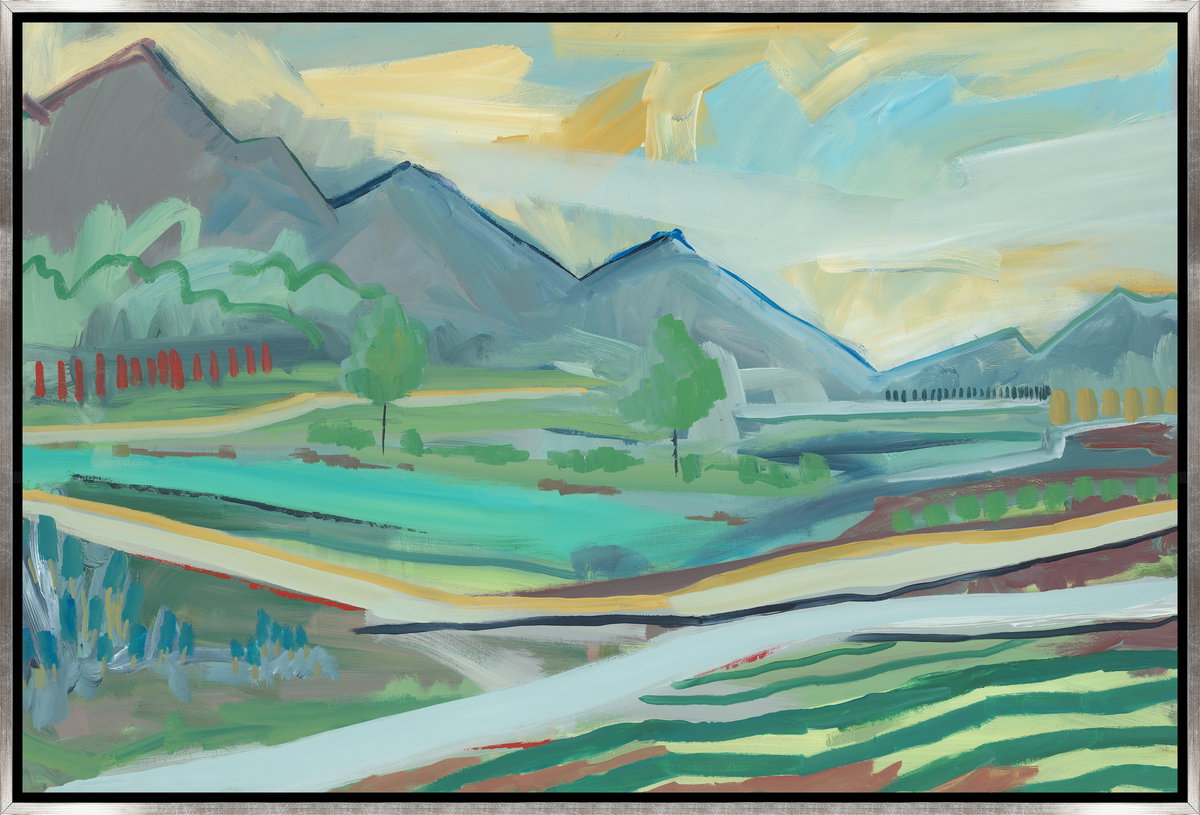 37.5 x 25.5 Landscape With a Road, Art by Leftbank Art, 37.5" width x 25.5" height View 1