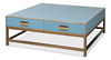 Gideon Shagreen Sq.Coffee Table, Blue thumbnail 0