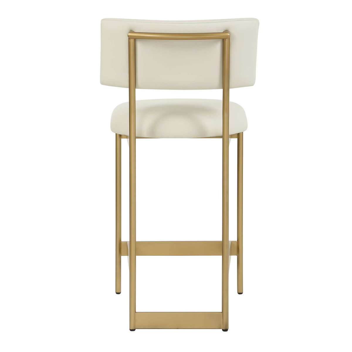 Apsley Gold Counter Stool, Counter & Bar Stool by Uttermost, 18" width x 36.75" height x 22.5" depth View 6