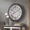 Nakul Industrial Wall Clock, by Uttermost, 29.5" width x 29.5" height x 2.5" depth thumbnail 2