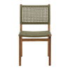 Francisca Outdoor Dining Chair Set of 2 Green thumbnail 1