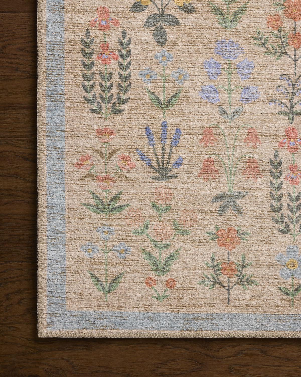 Rifle Paper Co. x Loloi Edinburgh Rug, 1'6" length x 1'6" width View 6