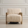 Jackson Sheepskin Accent Chair, by Uttermost, 29" width x 30" height x 36" depth thumbnail 2