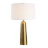 Flinchem Brass Table Lamp, by Uttermost, 17" width x 28" height x 17" depth thumbnail 1