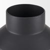Tosca Medium Matte Black Metal Vase thumbnail 5