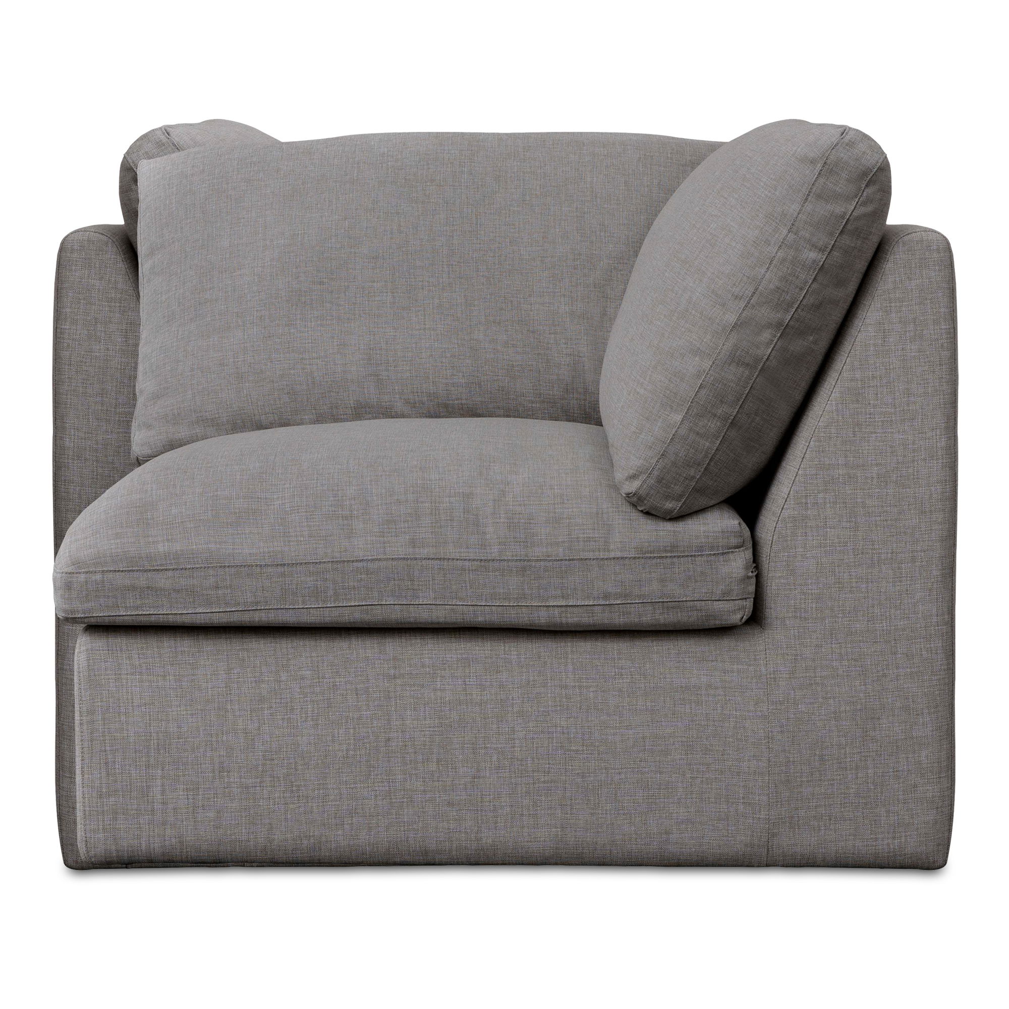 Miles Outdoor Corner Speckled Light Grey large image 