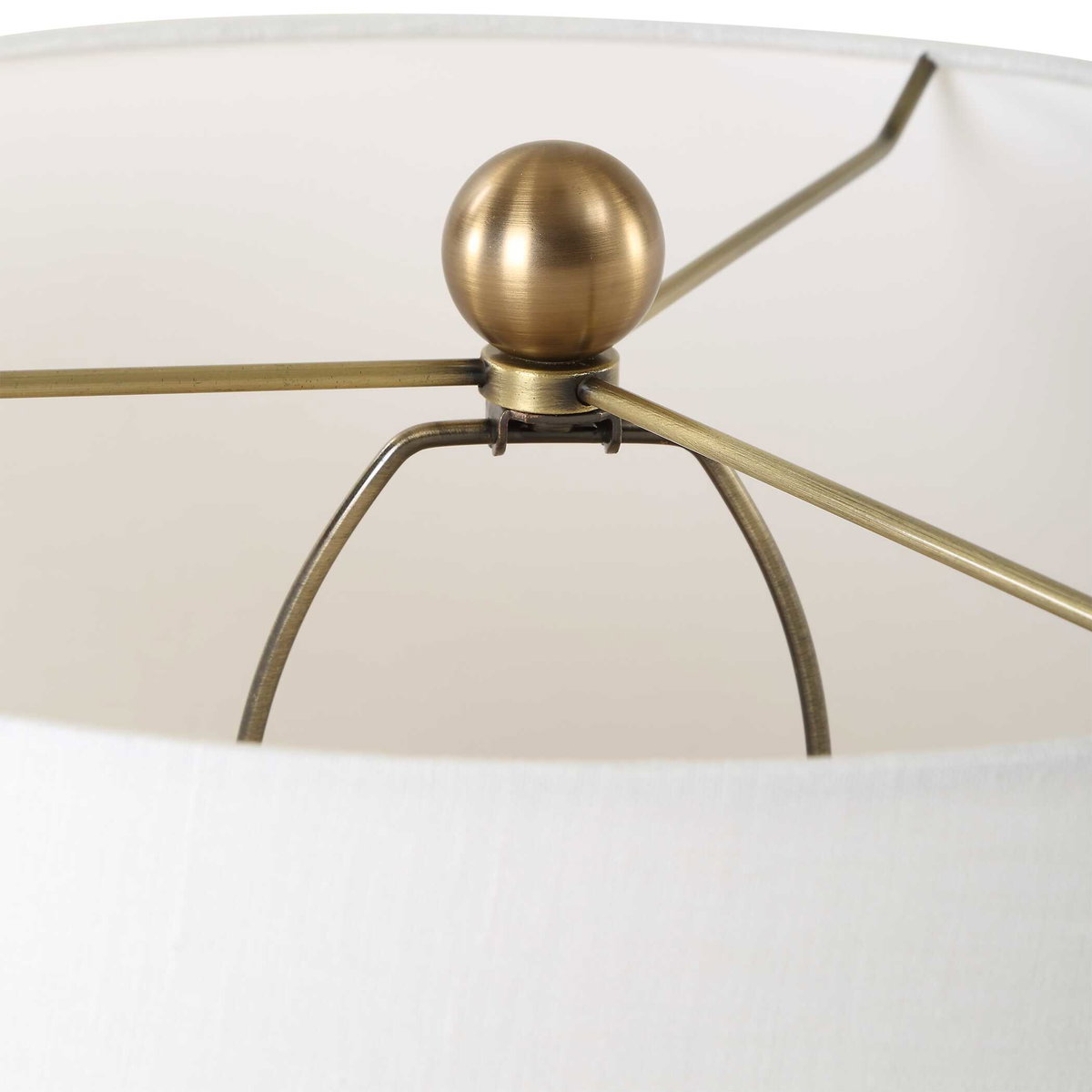 Jett Black Table Lamp, by Uttermost, 19" width x 35" height x 19" depth View 7