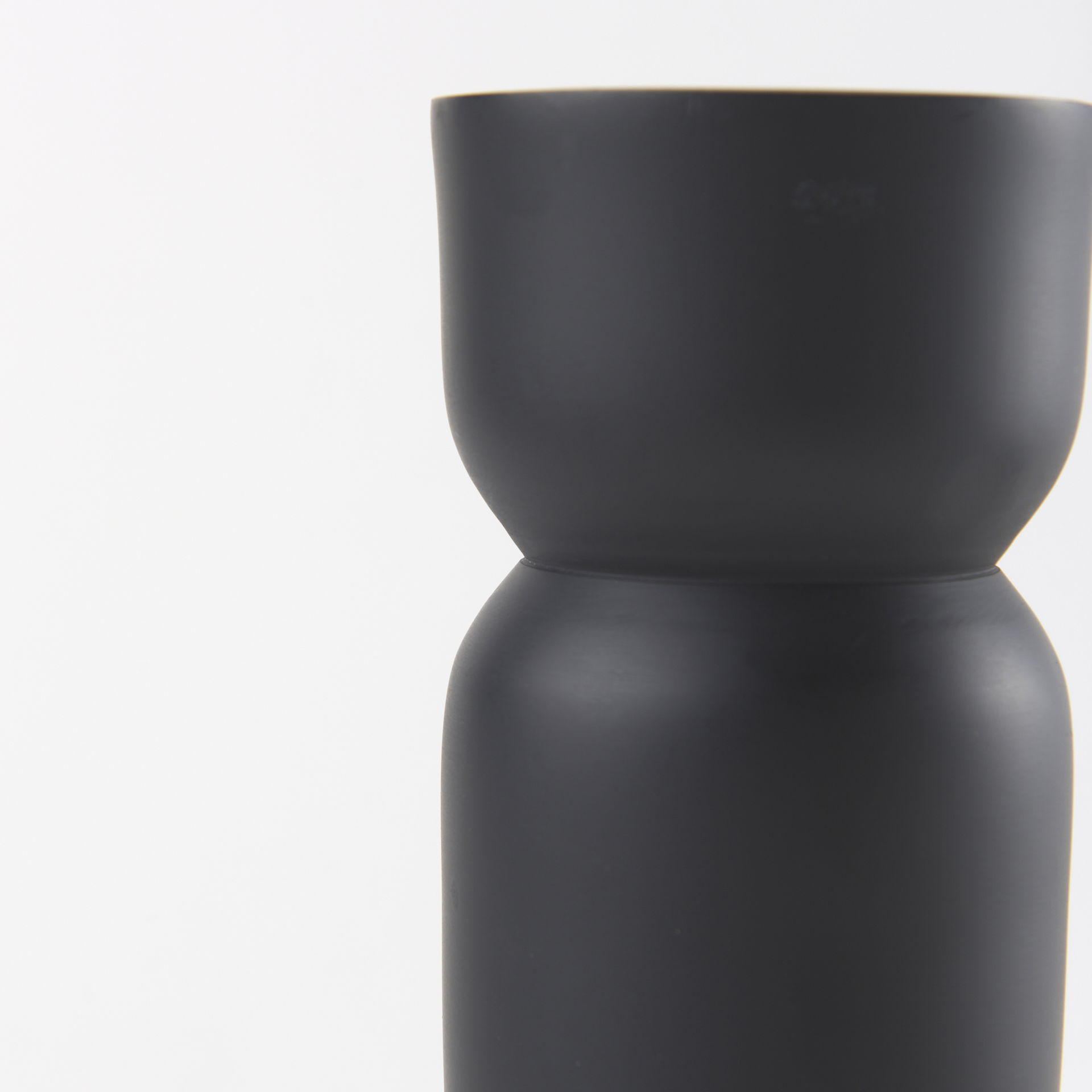 Malta Black Large Metal Candle Holder large image 