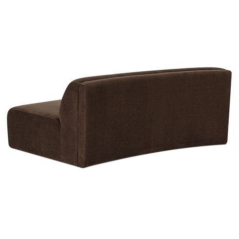 Naomi Convex Sofa Dark Brown