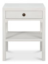 Windy Single Drawer Side Table, by Sarreid, 1'6" length x 1'10" width x 2'3" height thumbnail 2
