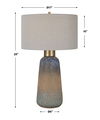 Western Sky Ceramic Table Lamp, by Uttermost, 17" width x 29" height x 17" depth thumbnail 3