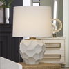 On Edge Chalk White Table Lamp thumbnail 1