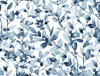 Botany Vines Blue Peel & Stick Wallpaper, by York Wall, 20' length x 2'3" width x 0.02" depth thumbnail