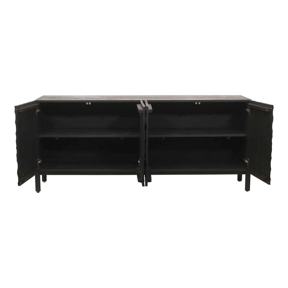 Misaki Sideboard Black, Cabinets & Sideboard by Moe's Home, 71" width x 31.5" height x 17.75" depth View 3
