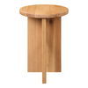 Grace Accent Table Natural Oak, Side & End Table by Moe's Home, 14" width x 20" height x 14" depth thumbnail 1