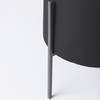 Claypoole (Set of 3) Black Plant Stands, Planter by Mercana, 15" length x 15" width x 24.5" height thumbnail 10