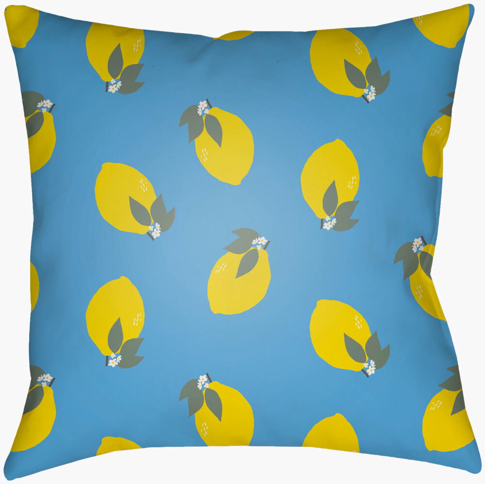 Summer Accent Pillow, Decorative Pillow by Surya, 18" length x 18" width