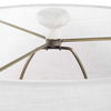 Sonata Textured White Table Lamp, by Uttermost, 18" width x 36" height x 18" depth thumbnail 7