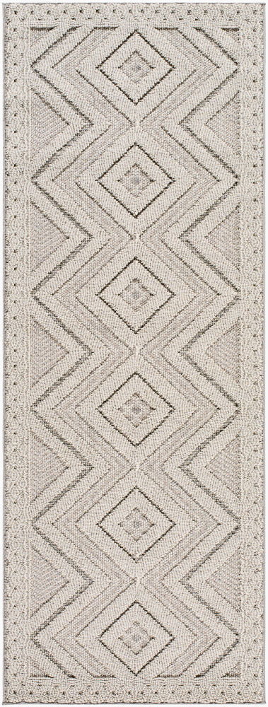 Rockport Machine Woven Rug, by Surya, 7'2.61" length x 2'7.5" width