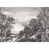 Provincial Scenic Black Wall Mural thumbnail 0