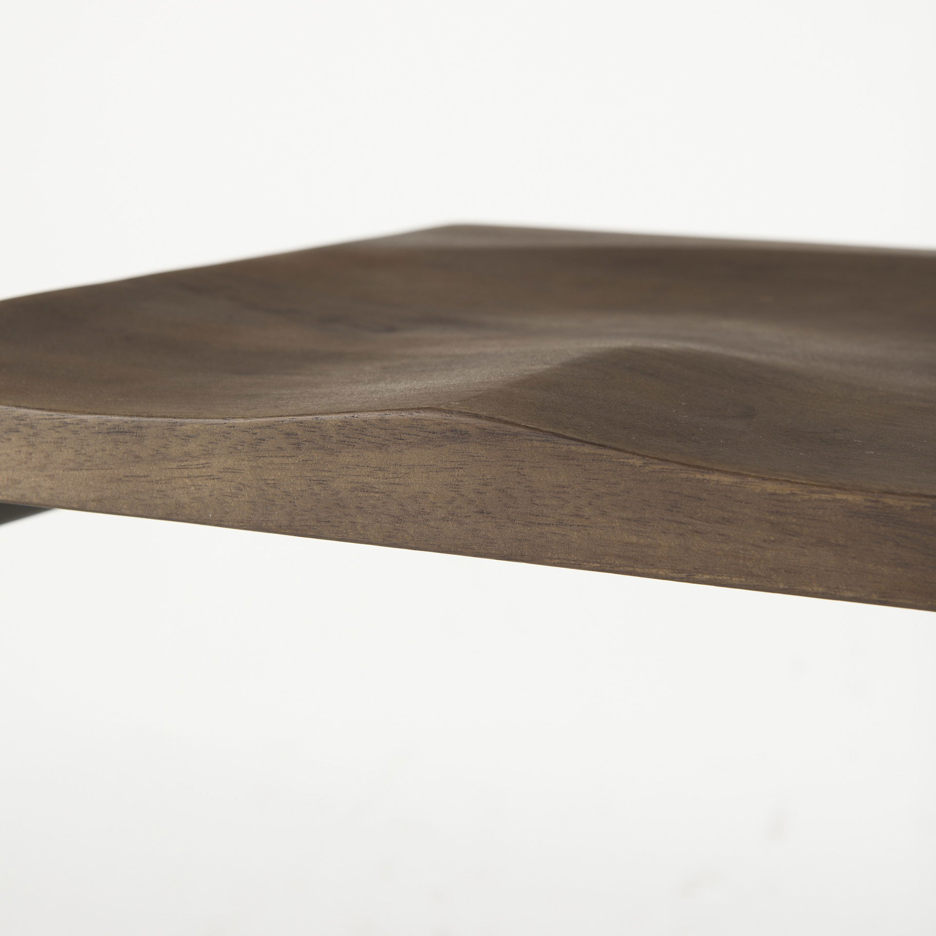 Kiran 17L x 17W x 30H Medium Brown Wood with Antique Nickel Finished Metal Frame Bar Stool, Counter & Bar Stool by Mercana, 17" length x 17" width x 30" height View 8