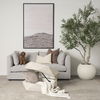 Halston 2 Piece Light Grey Sofa Set thumbnail 1
