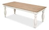 Brie Dining Table, Ant.White/Natural Top thumbnail 9