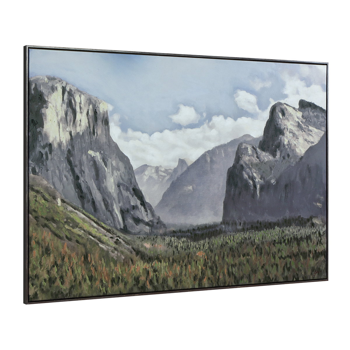 Granato, Painting by Renwil, 40" height x 1.38" depth View 2