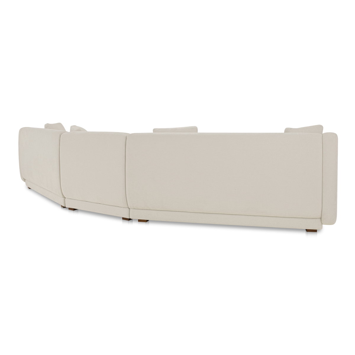 Fraser 4 Piece Modular Sectional Off White, Sectional Sofa by Moe's Home, 192" width x 31.5" height x 34.29" depth View 2